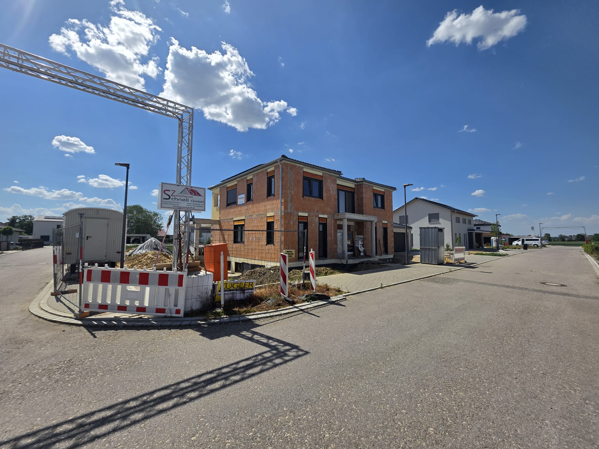 Neubau Einfamilienhaus in Königsmoos – Eingabeplanung